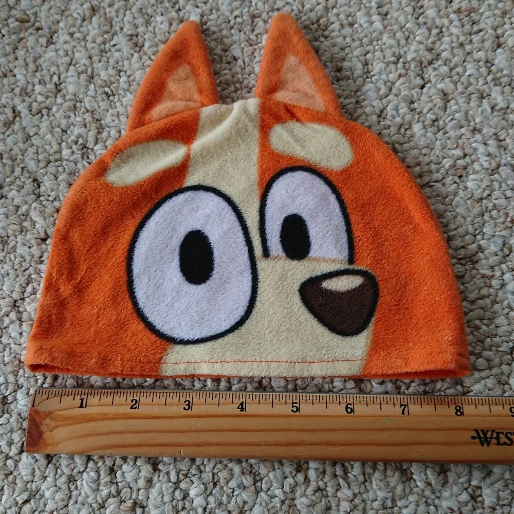 Bingo toddler cosplay beanie hat from cartoon Bluey size 2T